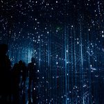 Abstract neural-network graphic symbolizing converging sciences